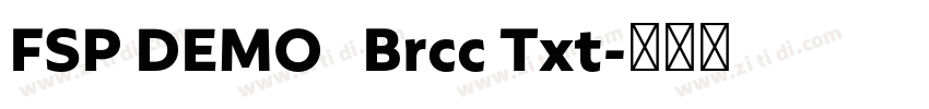 FSP DEMO   Brcc Txt字体转换